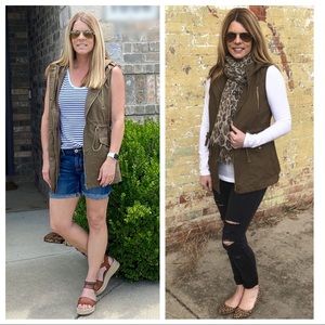 Utility vest, great summer into fall piece